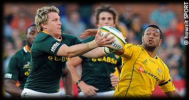 South Africa Australia Jean de Villiers Kurtley Beale